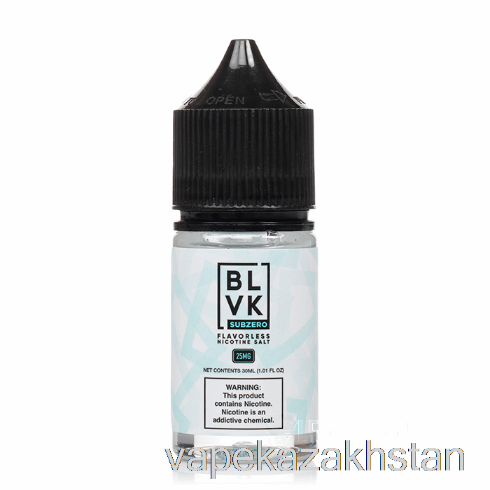 Vape Smoke Sub Zero - BLVK Salts - 30mL 35mg